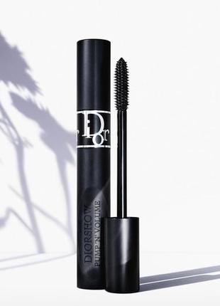 Тушь для ресниц dior diorshow pump'n'volume mascara 090 - black4 фото