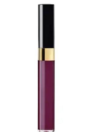 Блеск для губ chanel levres scintillantes glossimer 176 - crushed cherry (насыщенный бордовый)1 фото