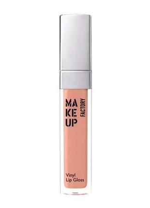 Блиск для губ make up factory vinyl lip gloss 02 — transparent nude1 фото