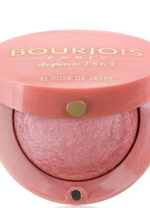 Рум'яна для обличчя bourjois paris pastel joues 95 — rose de jaspe (троянда яшма)3 фото