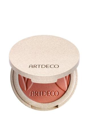 Румяна artdeco green couture silky powder blush 20 - terracotta cheeks5 фото