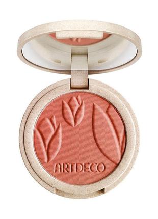 Румяна artdeco green couture silky powder blush 20 - terracotta cheeks4 фото