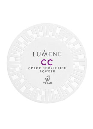Пудра для обличчя lumene cc color correcting powder 034 фото