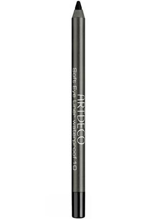 Карандаш для глаз artdeco soft eye liner waterproof 80 - sparkling black3 фото