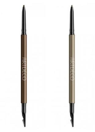 Олівець для брів artdeco ultra fine brow liner 12 — deep brunette4 фото