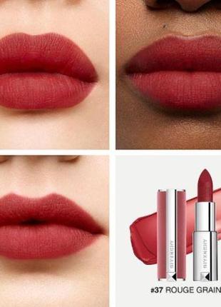 Помада для губ givenchy le rouge sheer velvet lipstick 17 - rouge erable7 фото