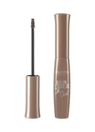 Туш для брів bourjois brow fiber oh oui! 02 - chatain5 фото