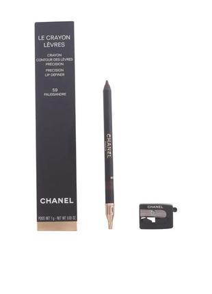 Олівець для губ chanel le crayon levres 59 — palissandre (палісандр)