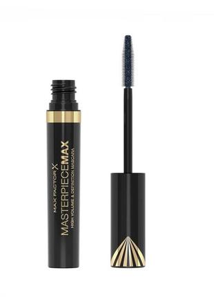 Тушь для ресниц max factor masterpiece max mascara deep blue (синий)