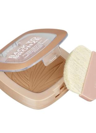 Бронзер для лица l'oreal paris back to bronze matte bronzing powder 034 фото