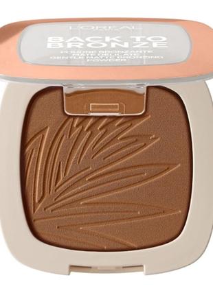 Бронзер для лица l'oreal paris back to bronze matte bronzing powder 033 фото