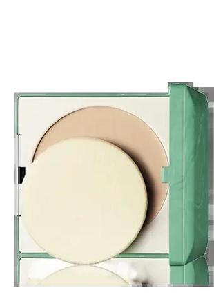 Пудра clinique stay-matte sheer pressed powder oil-free 101 — invisible matte (прозорий матовий)1 фото