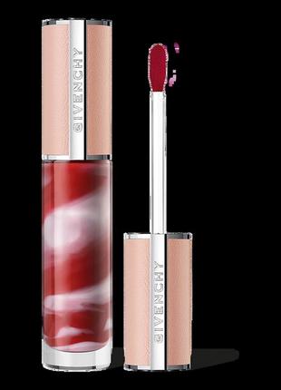 Жидкий бальзам для губ givenchy le rose perfecto liquid balm 37 - rouge grainé