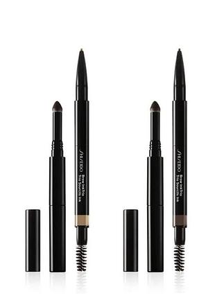 Карандаш для бровей shiseido brow inktrio 02 - taupe (темно-серый) 0.3g