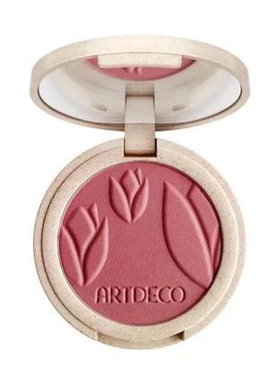 Румяна artdeco green couture silky powder blush 40 - field of roses1 фото