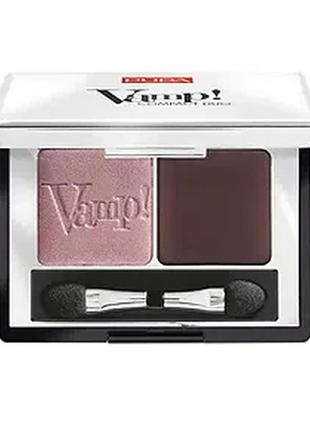 Тіні для повік pupa vamp! compact duo eyeshadow 003 — soft mauve (ніжний ліловий)