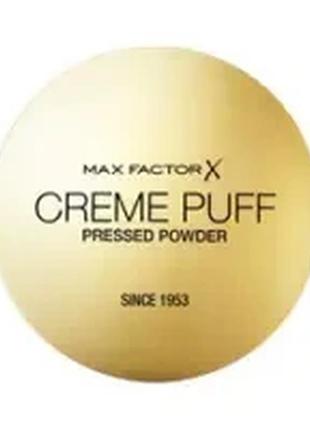 Пудра для лица max factor creme puff pressed powder 05 - translucent (прозрачный)1 фото