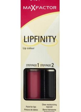 Губна помада max factor lipfinity lip colour no 3384 фото