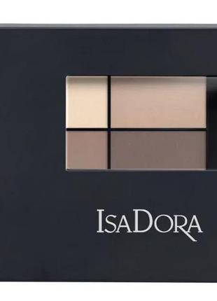 Тіні для повік isadora eye shadow quartet new collection 07 — marine style3 фото