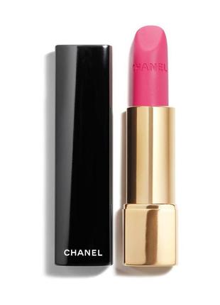 Помада для губ chanel rouge allure velvet 69 — abstrait (рожеве дерево), тестер