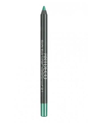Карандаш для глаз artdeco soft eye liner waterproof 21 - shiny light green