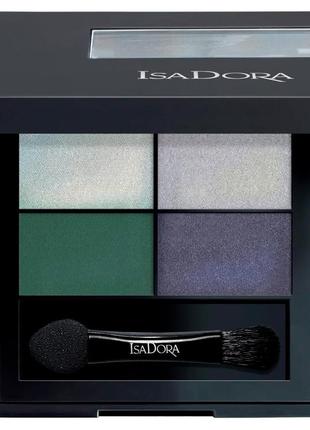 Тіні для повік isadora eye shadow quartet 06 — enchanted forest