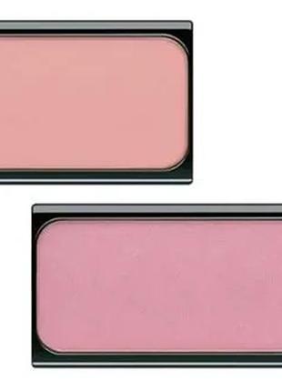 Рум'яна для обличчя artdeco compact blusher 19 — rosy caress blush (ніжно-рожевий)4 фото