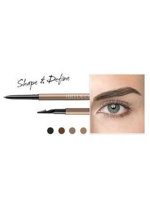 Карандаш для бровей artdeco ultra fine brow liner 25 - soft driftwood5 фото