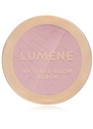 Рум'яна для обличчя lumene natural glow blush 2 — rosy glow