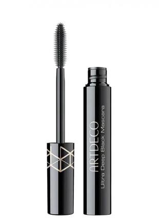 Тушь для ресниц artdeco ultra deep black mascara №1 (черный)3 фото