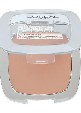 Пудра для обличчя l'oreal paris alliance perfect compact powder r3 — beige rose1 фото