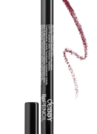 Карандаш для губ debby lip pencil waterproof №08 - blackberry (ежевичный)