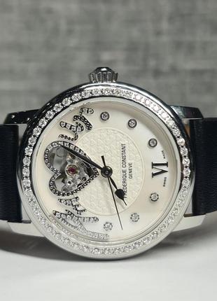 Жіночий годинник frederique constant automatic open heart diamonds swiss