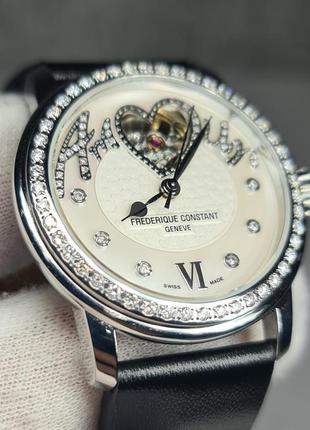 Жіночий годинник frederique constant automatic open heart diamonds swiss10 фото