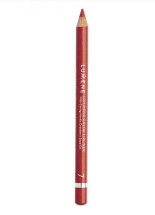 Олівець для губ lumene luminous color lipliner 7 — wild strawberry