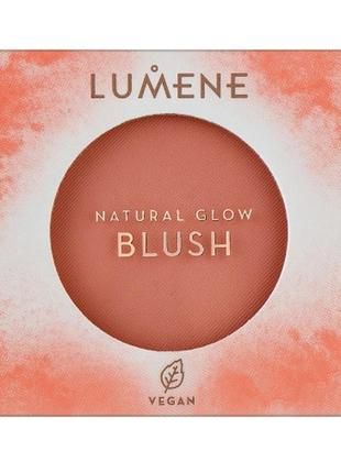 Румяна для лица lumene vegan natural glow blush 02 - berry glow