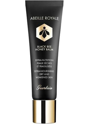 Бальзам для лица на основе меда черной пчелы guerlain abeille royale black bee honey balm 30 мл2 фото