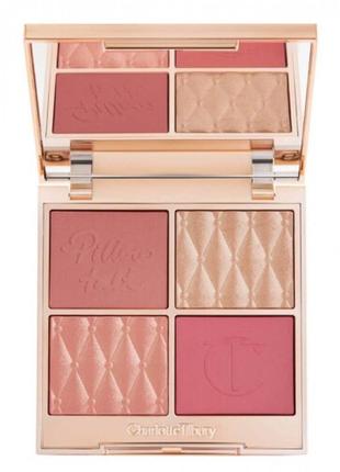 Палетка для обличчя charlotte tilbury pillow talk beautifying blush and highlighter palette