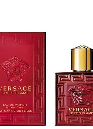 Versace eros flame набор (5 мл - парфюмированная вода (edp) + 25 мл - лосьон для тела (b/lot) + 25 мл - гель