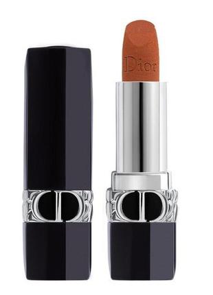 Помада для губ dior rouge dior couture colour №200 velvet nude touch