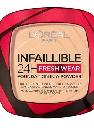 Крем-пудра для лица l`oreal paris infaillible fresh wear 24h 245 - golden honey