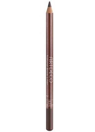 Карандаш для бровей artdeco natural brow liner 02 - medium brunette