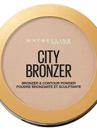 Пудра для обличчя maybelline new york city bronzer 250 — medium warm