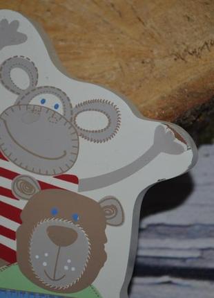 Фірмова табличка дерев'яна декор з малюнком для дитячої кімнати4 фото