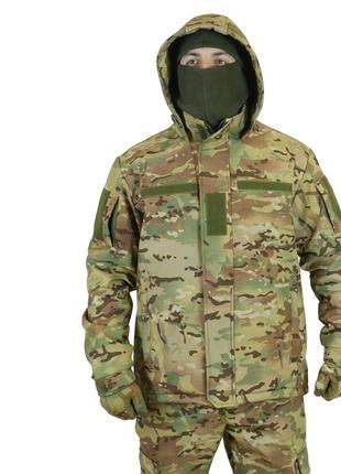 Куртка тактическая демисезонная softshell multicam