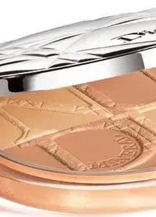 Пудра для обличчя dior diorskin mineral nude bronze powder no04 — warm sunrise