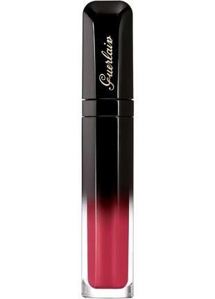 Рідка помада для губ guerlain intense liquid matte m69 — attractive plum3 фото