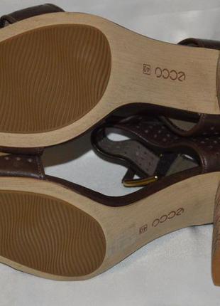 Босоніжки ecco шкіряні розмір 40 41, босоніжки розмір 40 413 фото