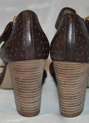 Босоніжки ecco шкіряні розмір 40 41, босоніжки розмір 40 415 фото