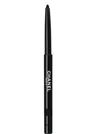 Карандаш для глаз chanel stylo yeux waterproof 939 - nero vulcanico, тестер3 фото